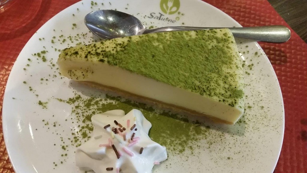 Cheese cake au thé vert