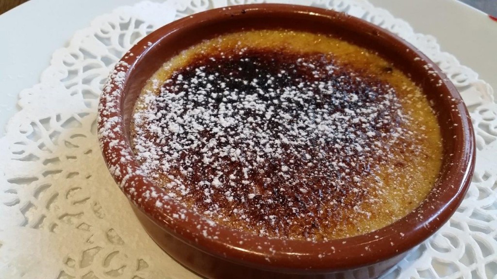 Crème brûlée aux sucres épicés 