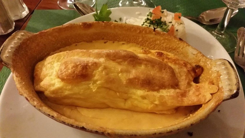 Le gratin de quenelles sauce homardine