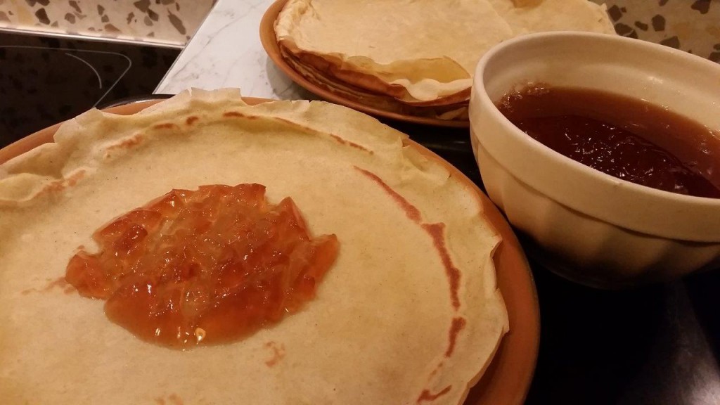 crêpes à la gelée de thé Touareg