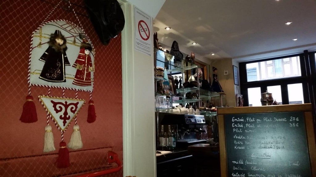 Intérieur du restaurant Chez Mademoiselle