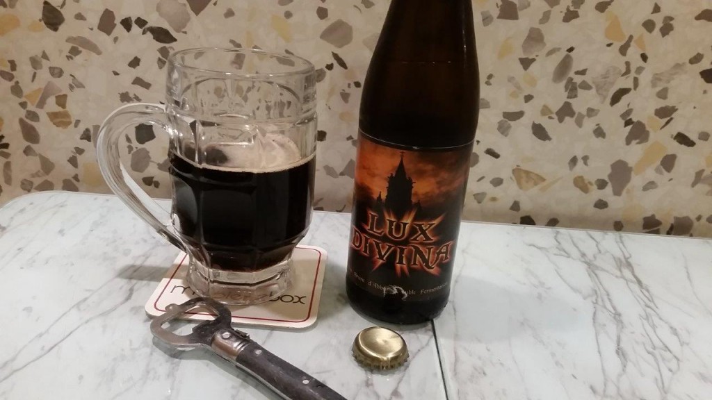 Dégustation de la bière Lux Divina