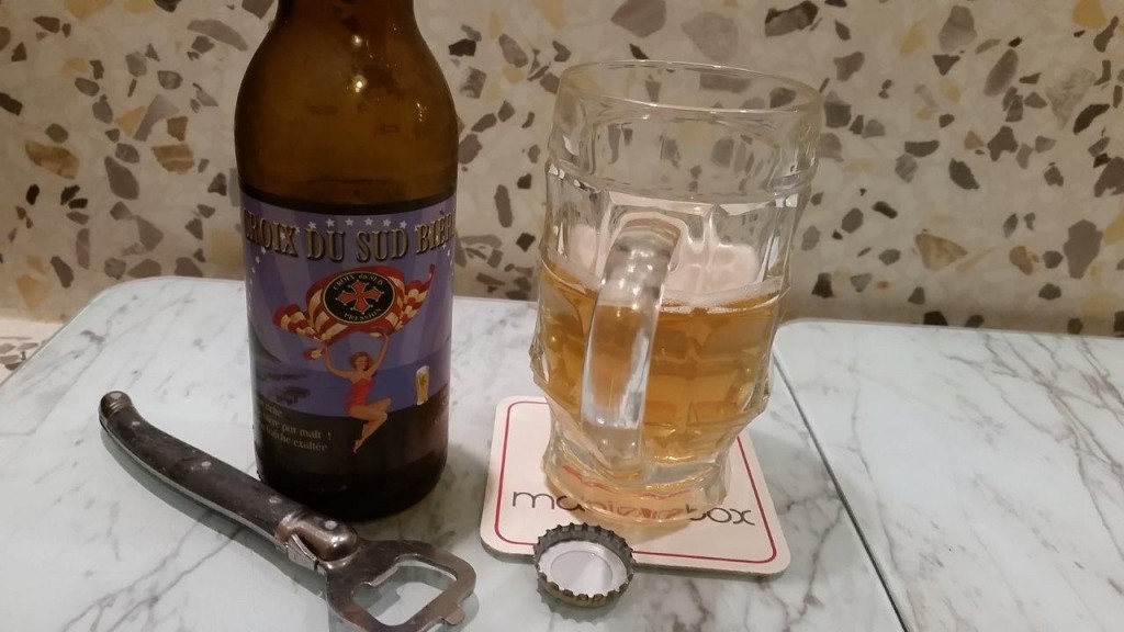 Dégustation de la bière La croix du Sud