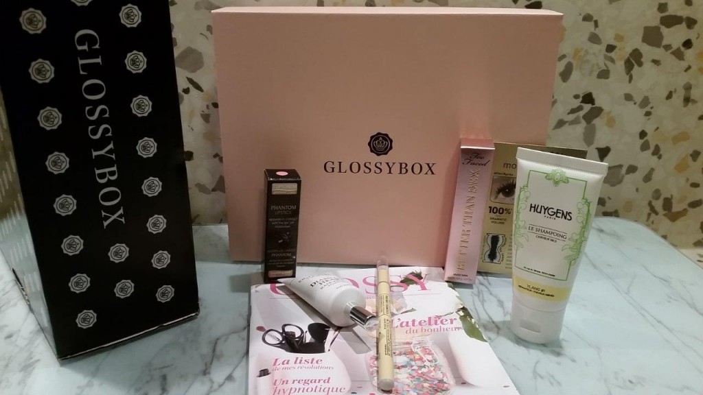 Contenu de la GLOSSYBOX