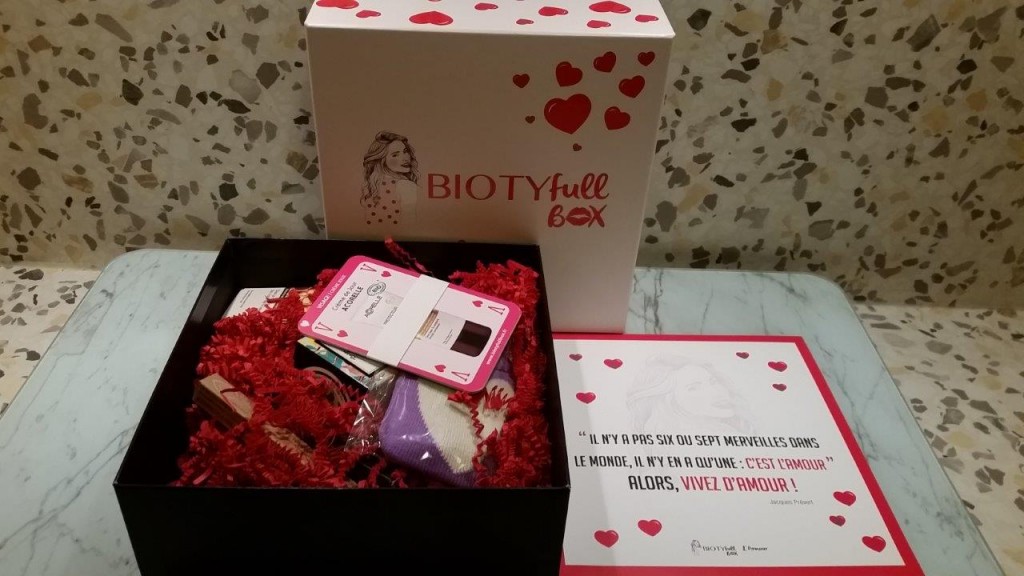 Le contenu de la BIOTIFUL BOX