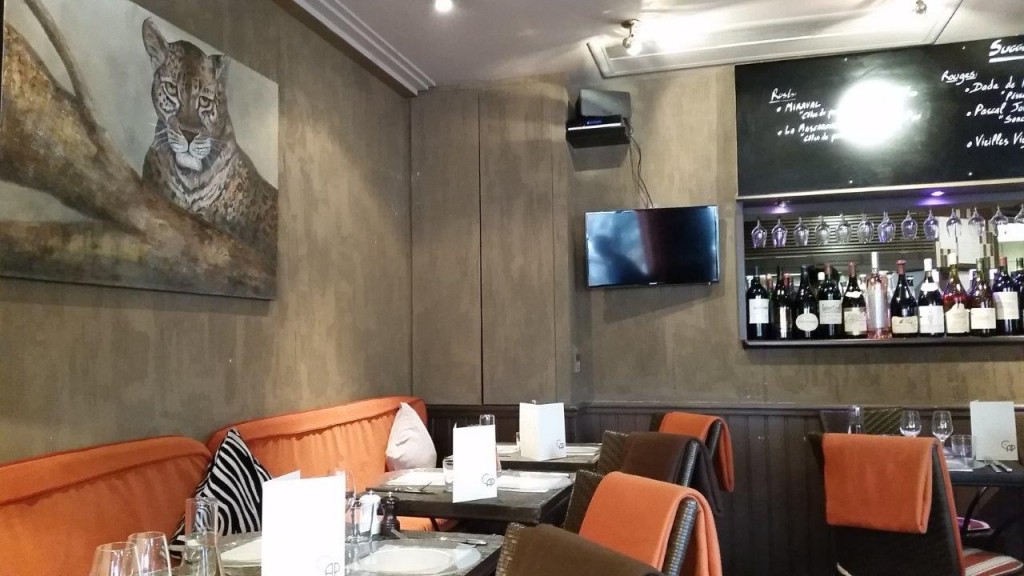 Intérieur du restaurant Le Cap