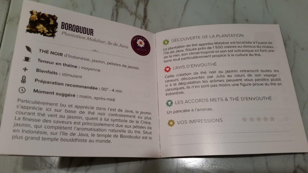 Carnet de dégustation 