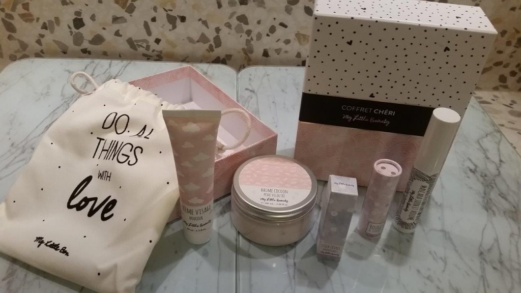 Contenu du coffret chéri de My Little Beauty