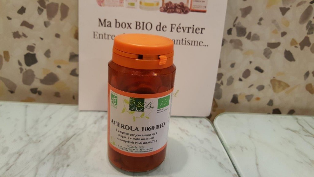 boîte de comprimés Acérola BIO