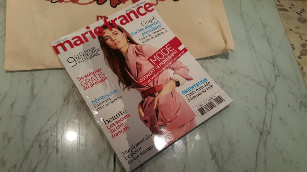 magazine Marie France du mois