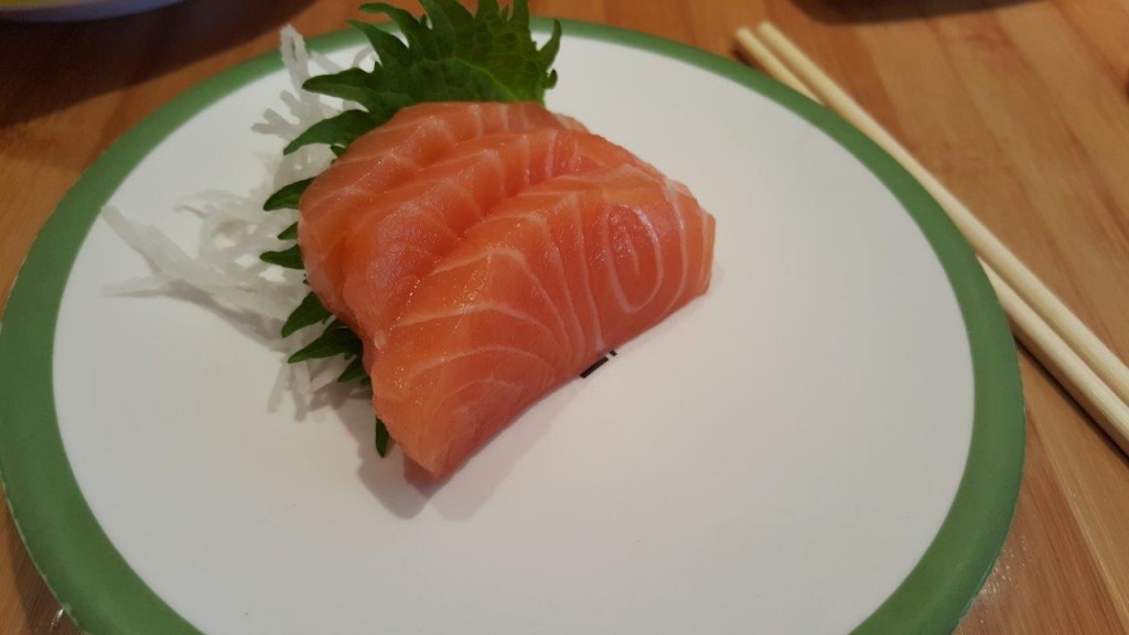 Sashimi saumon