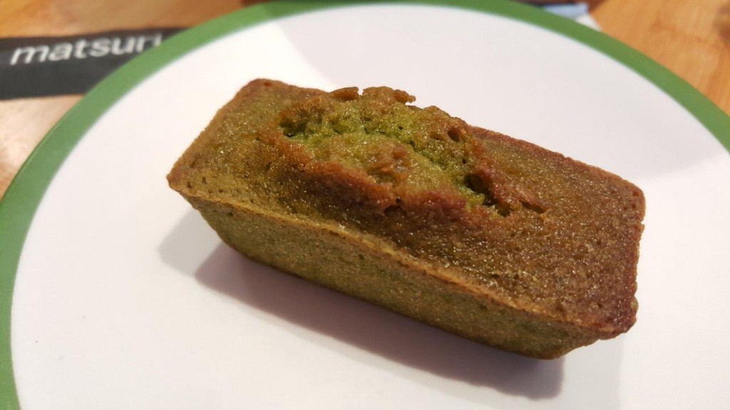 Financier au thé vert