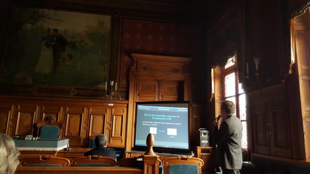 Salle de mariage de la Mairie du XIVème