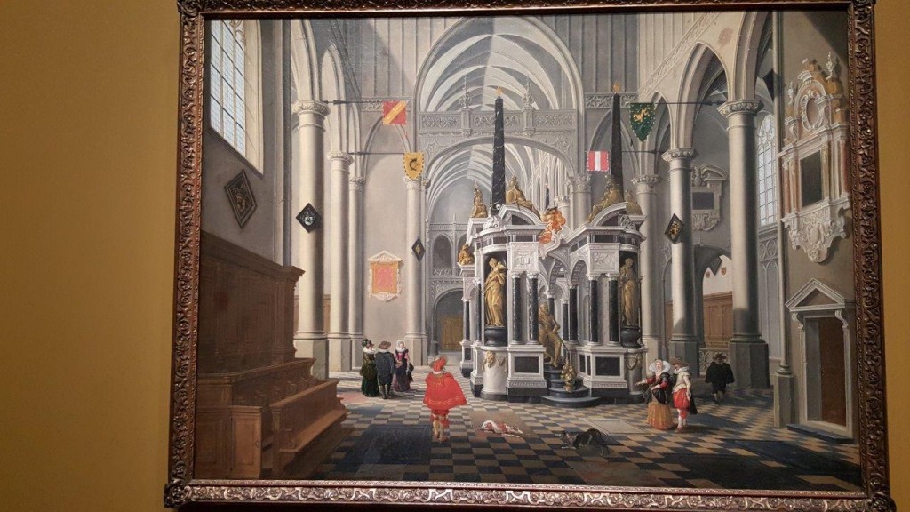 Bartolomeus Van Bassen Le tombeau de Guillaume le taciturne dans une église imaginaire