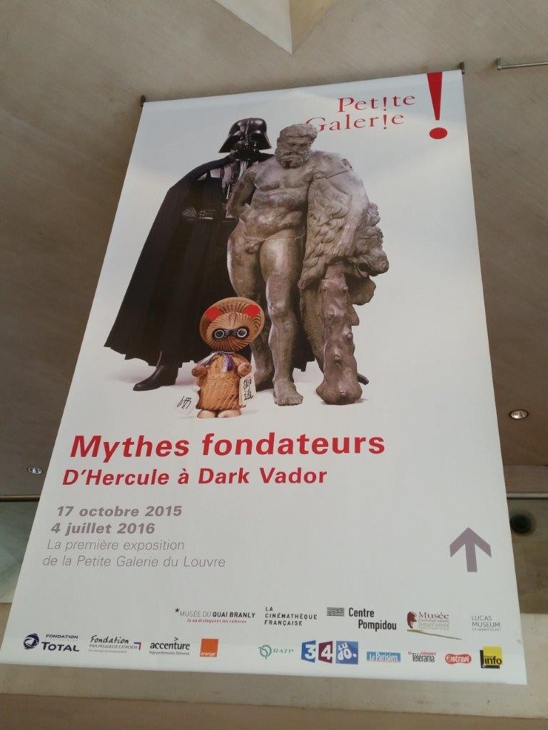 Exposition Mythes fondateurs : d'Hercule à Dark Vador