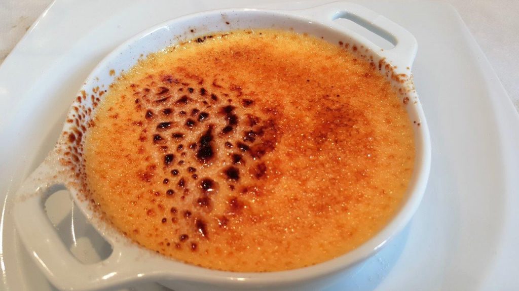 Crème brûlée au cointreau