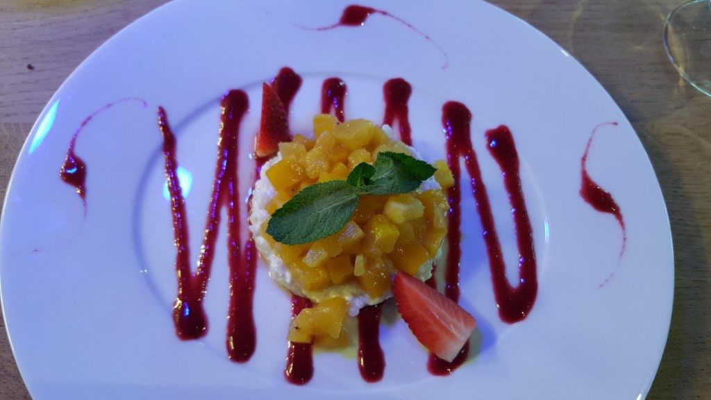 Perles du Japon et sa tombée de fruits caramélisés (menu pioupiou)