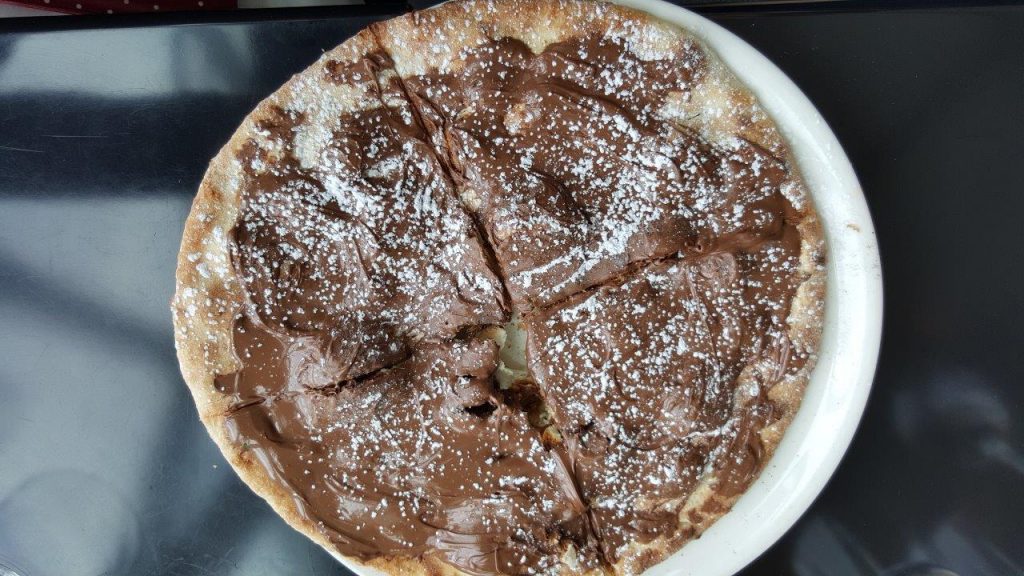 Pizza au Nutella