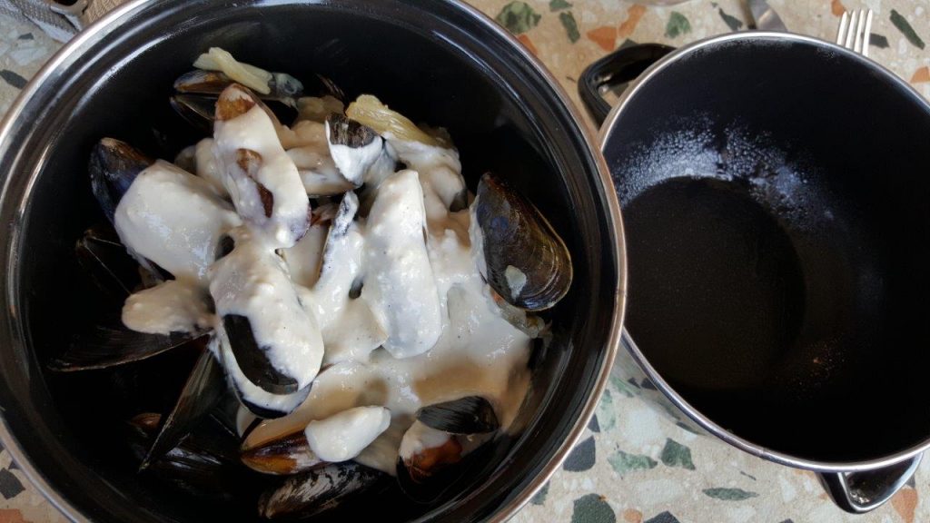 Moules au Maroilles