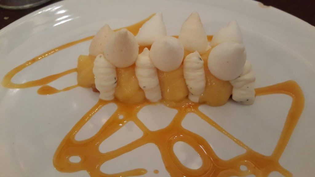 Tarte citron, meringues, crème verveine