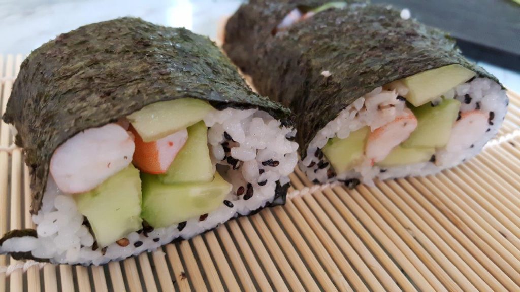 Maki aux crevettes