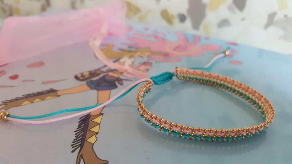 bracelet "The Pink and the Blue"