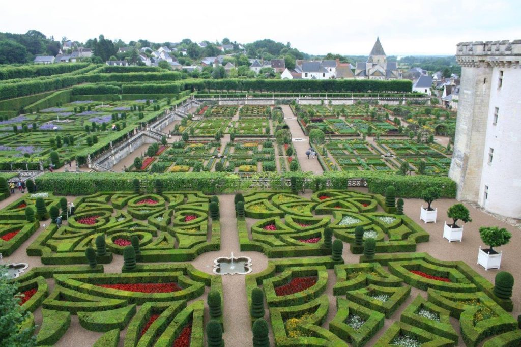 Le jardin et le château de Villandry