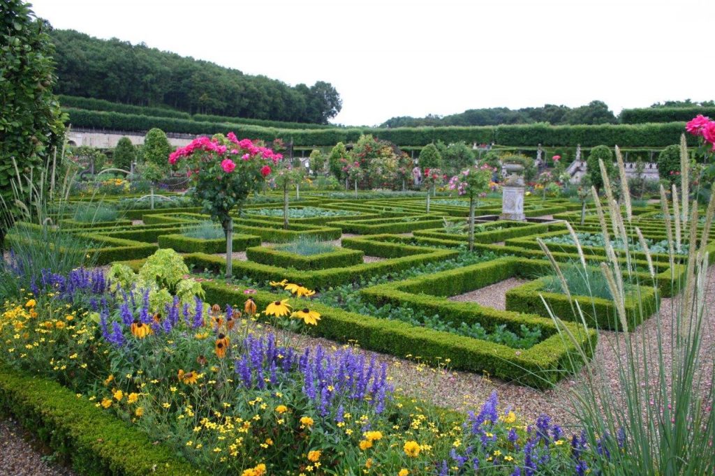 Le jardin et le château de Villandry