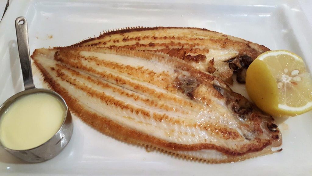 Duo de solette à la plancha 