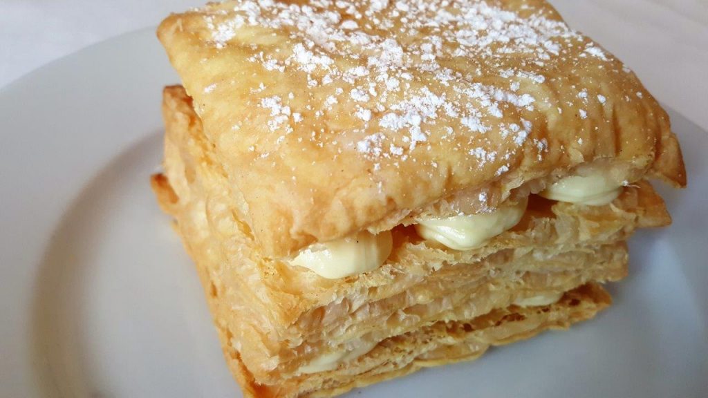 Millefeuille traditionnel "fait minute" à la vanille Bourbon 